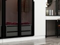 Dulap pentru haine, Minerva, Kale Plus, 270x210x52 cm, PAL, Fumuriu