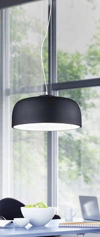 Lustra Baron, TRIO, 52x150 cm, 40W, 4x E27, metal, negru mat