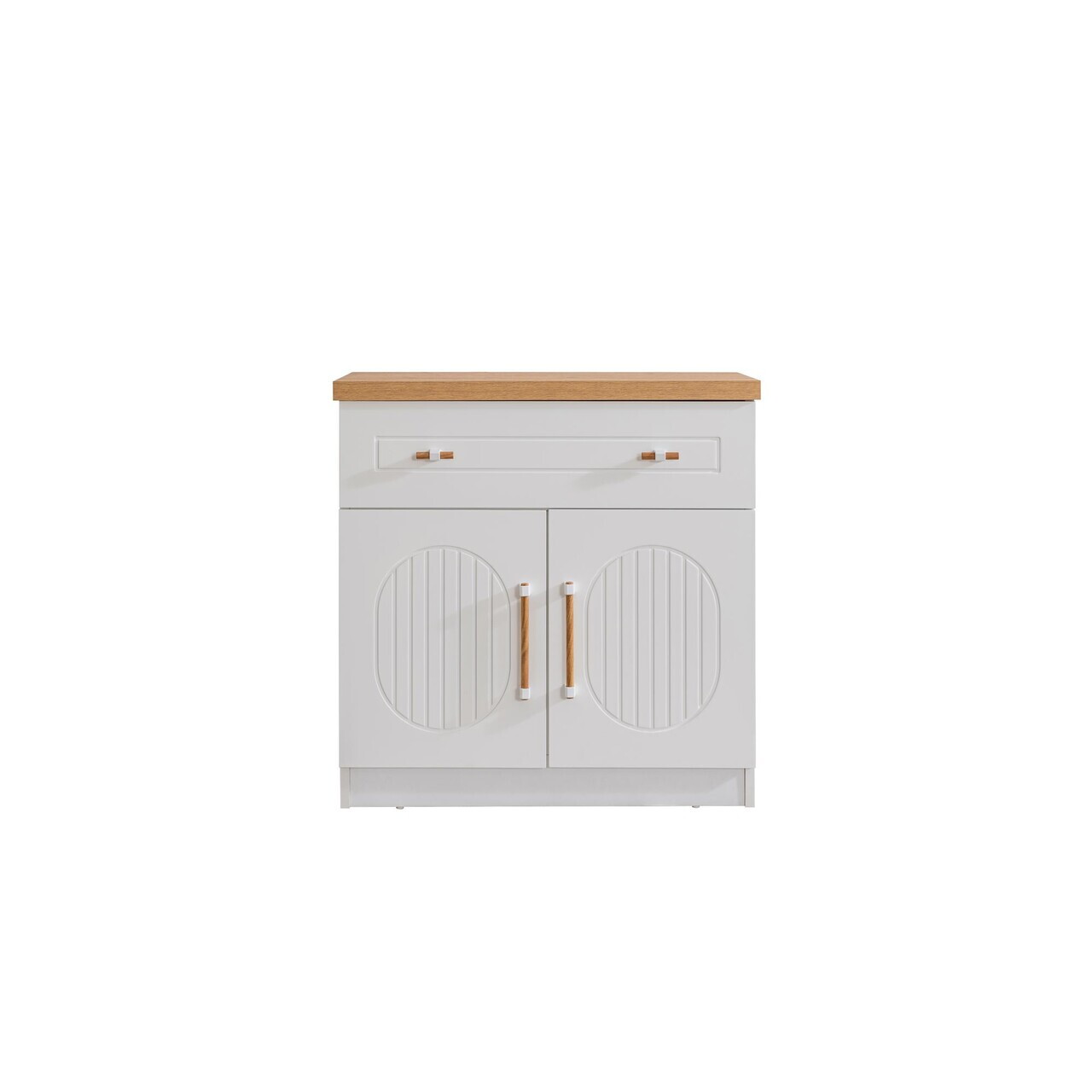 Dulap, Hanah Home, Vita Bohem, 80x80x45 cm, PAL, Alb - view 6