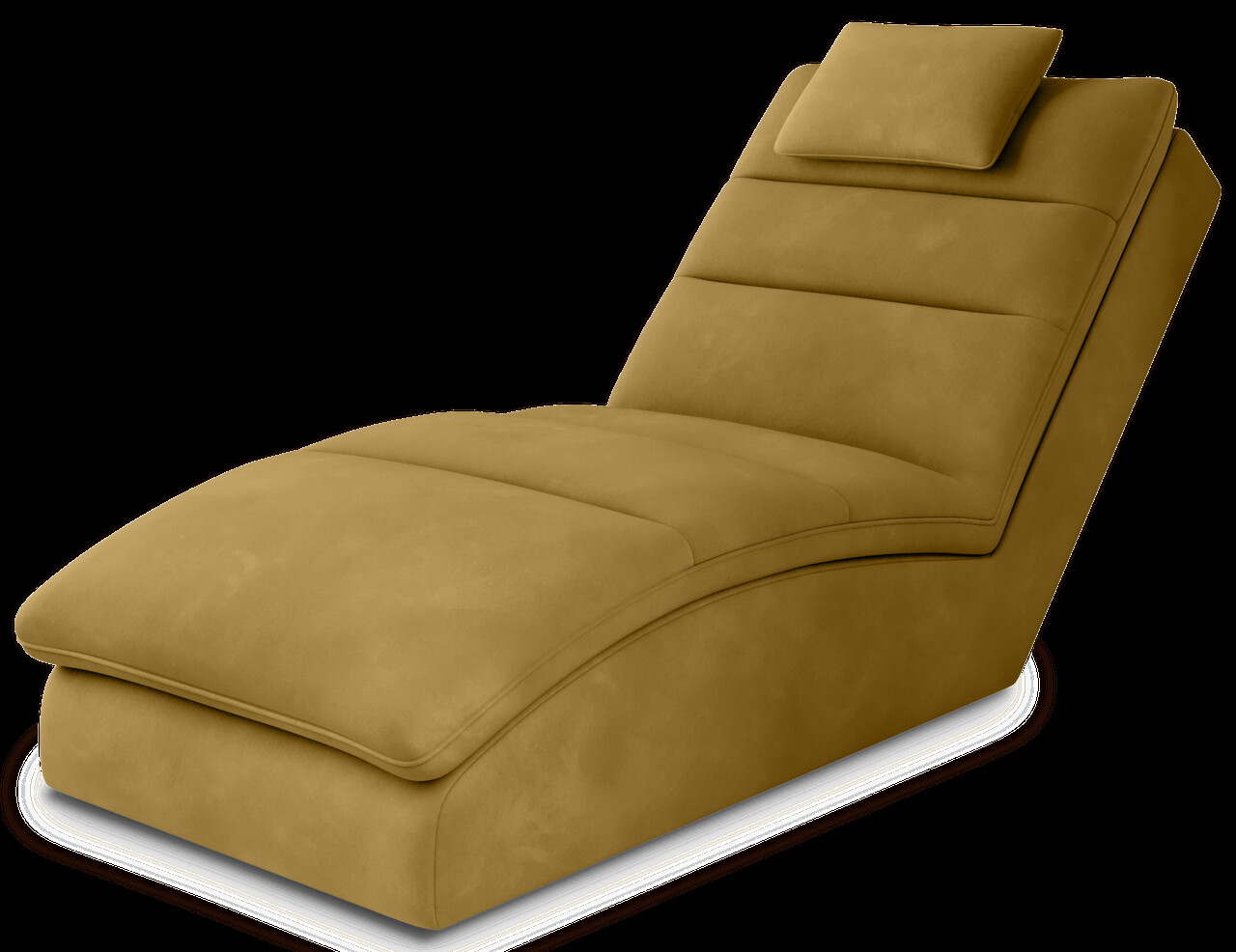 Sezlong living ELTAP, TAC-45LO, Taco, 170x85x95 cm, lemn/poliester, mustar - view 2