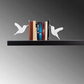 Opritor de carti, Kitap tutucu 11, Metal, Alb