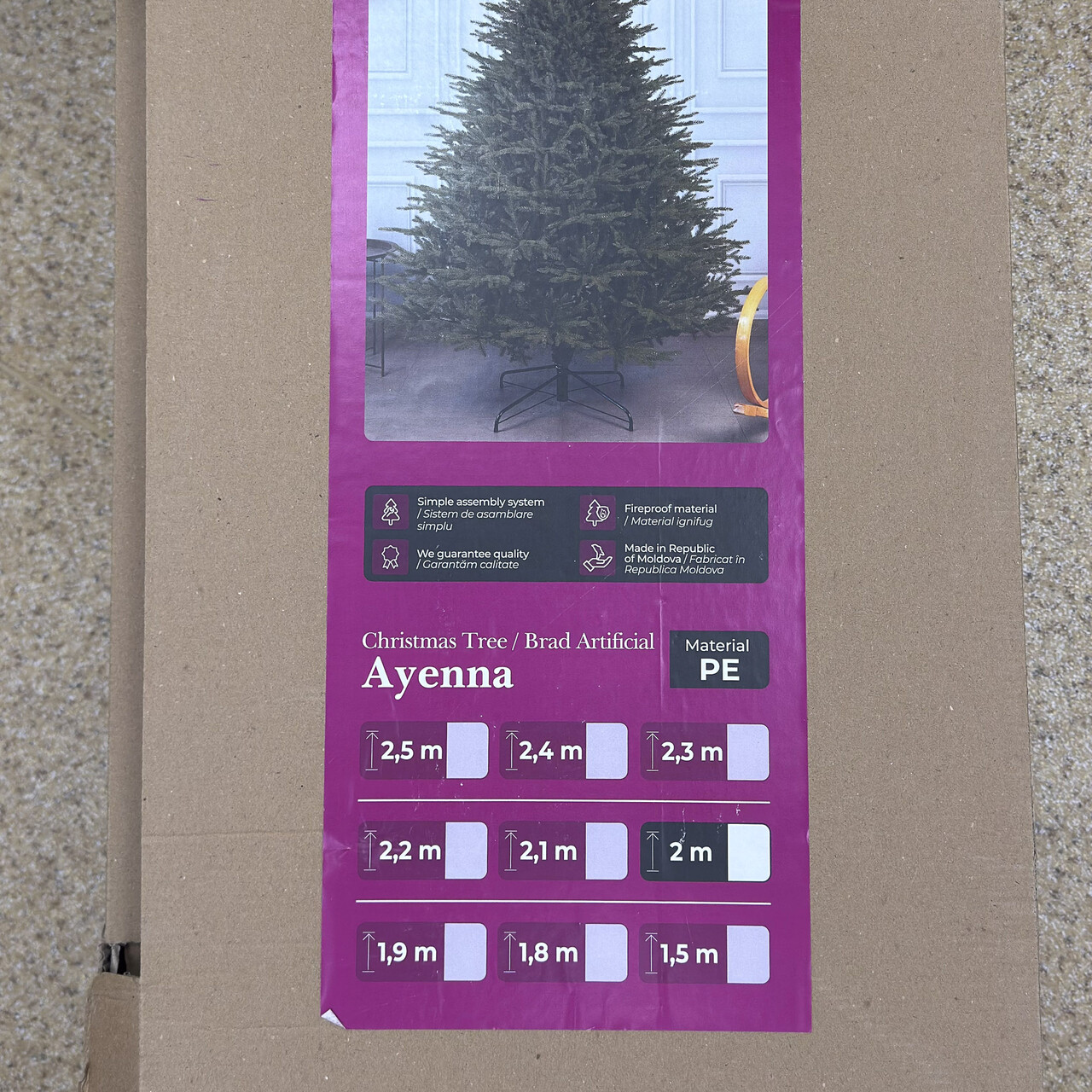 Brad artificial Sersimo, Ayenna Elite, verde, Integral 3D, 200 cm