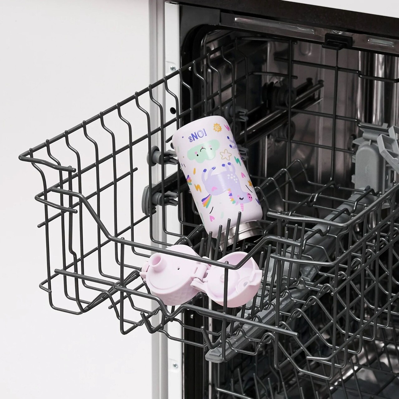 Sticla apa pentru copii, inox, 320ml, Unicorns - Ion8 - imagine 9