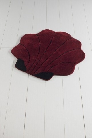 Covoras de baie, Chilai, Shell – Red, Ø90 cm Covoare