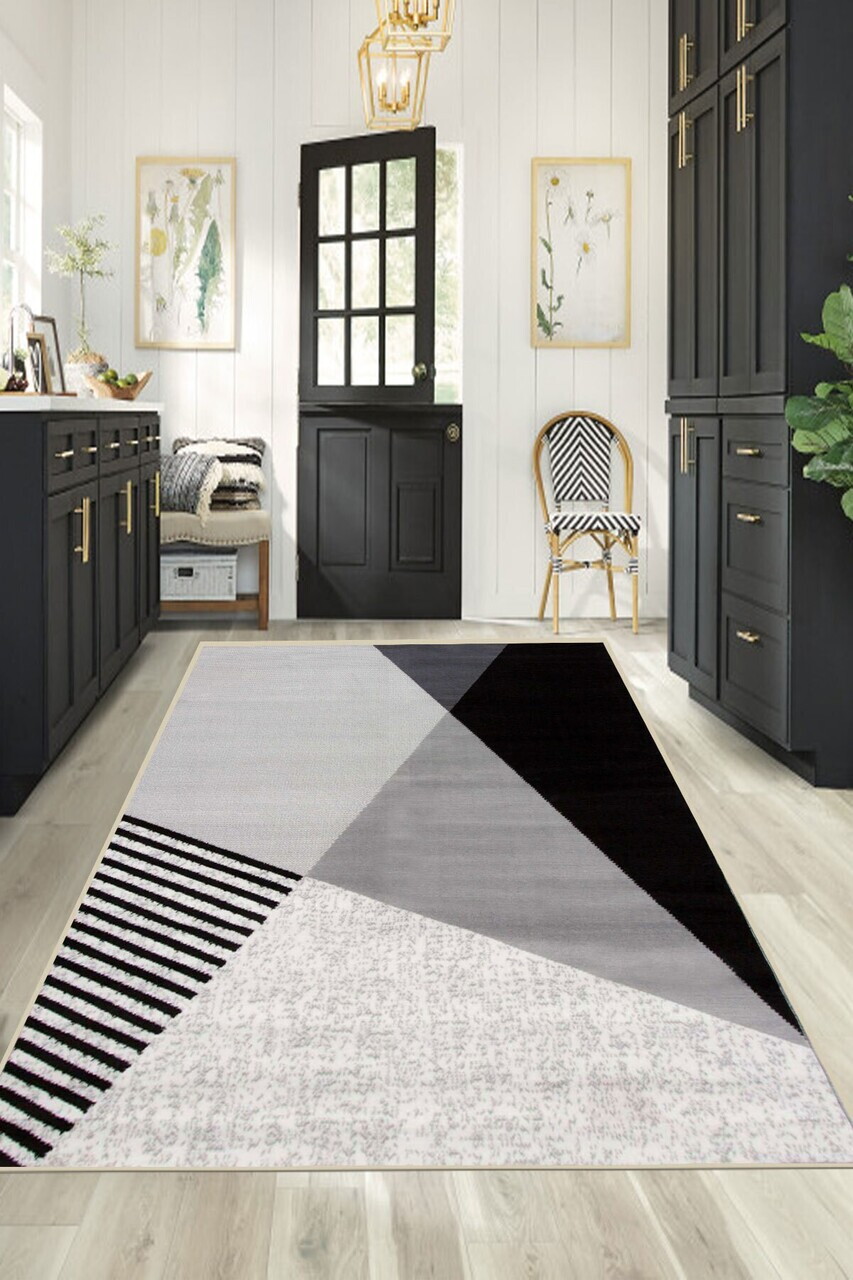Covor, CLR-0000573-013, 180x280 cm, Poliester, Gri — imaginea 2