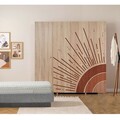 Dulap pentru haine, Vella, Loni 4 -970, 180x192x52 cm, PAL, Sonomo