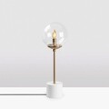 Lampa de masa, Fulgor, 942FLG1835, Metal, Alb
