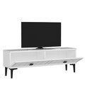 Comoda TV, Hanah Home, Yuka 120, 120x41x29.6 cm, PAL , Alb