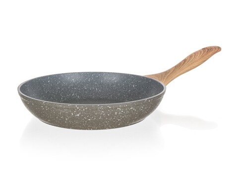 Tigaie natural stone, banquet, Ø24x4.7 cm, aluminiu forjat