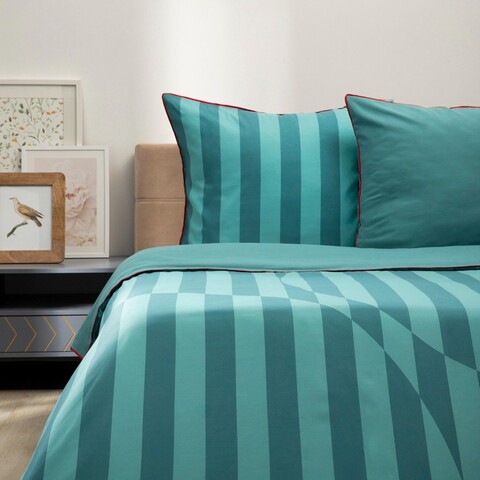 Lenjerie de pat Color Spectrum, Homla, 200x220 cm, microfibra, turcoaz