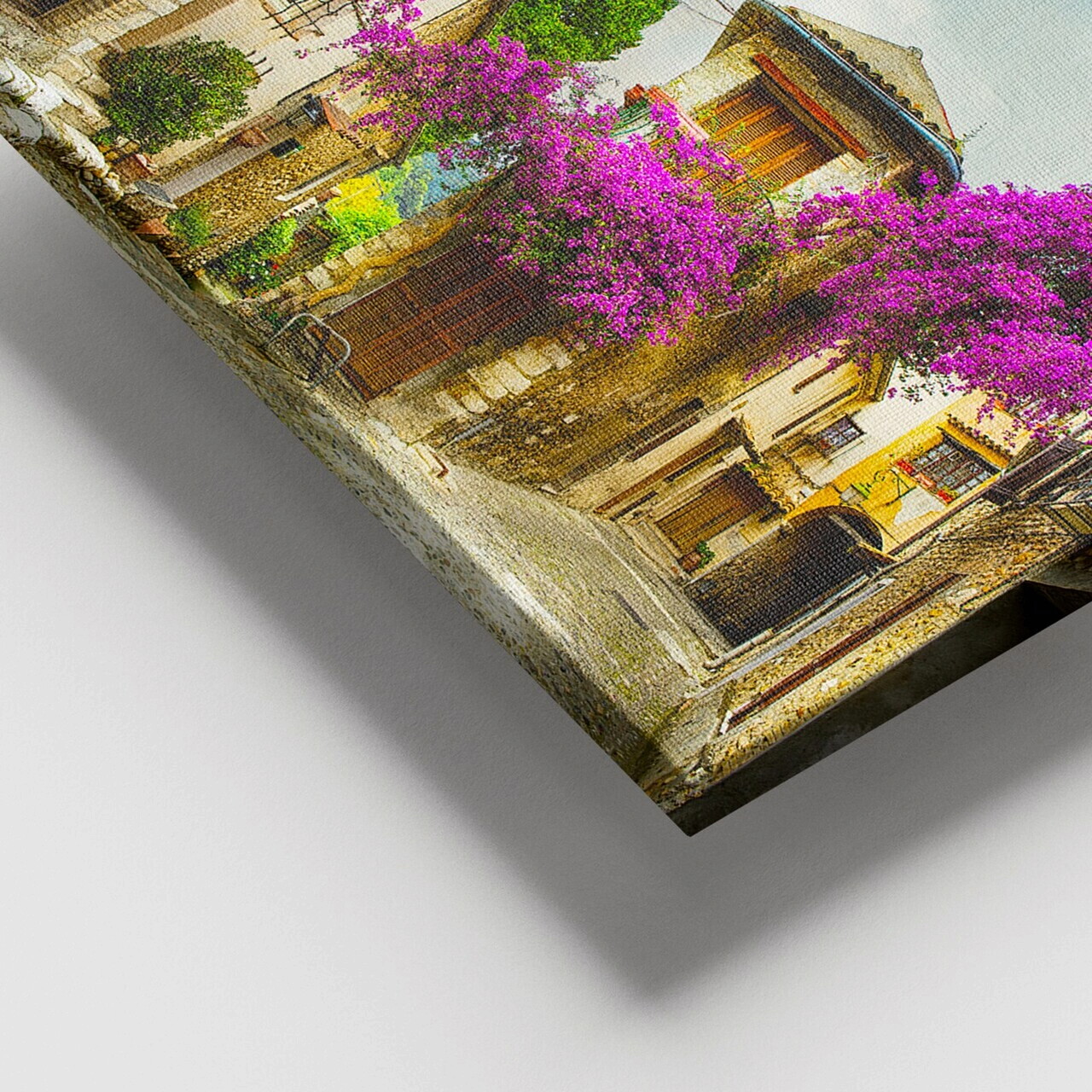 Tablou decorativ, DEV03501100140, Canvas, Cadru: 100% LEMN (Grosime: 3-4 cm), Multicolor