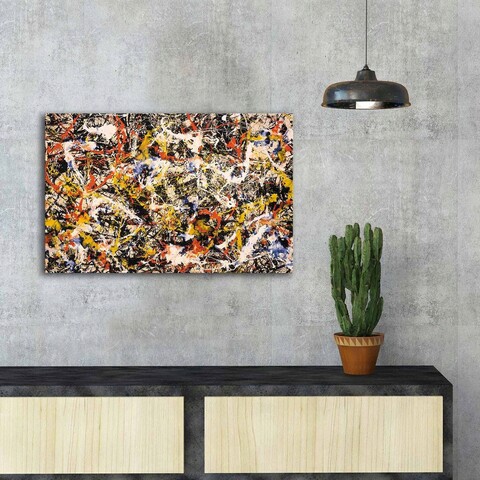 Tablou decorativ, famousart-050, canvas, dimensiune: 45 x 70 cm, multicolor