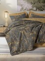 Lenjerie de pat pentru o persoana, Yadawa - Mustard, Cotton Box, Bumbac Ranforce 