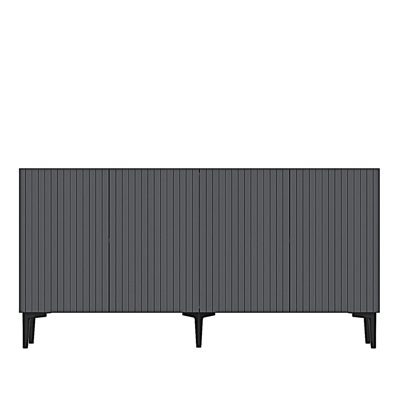 Consola, Hanah Home, Zeynep 150, 150x75x32 cm, PAL , Antracit - view 5