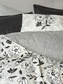 Lenjerie de pat dubla, Meresa - Black, Cotton Box, Bumbac Ranforce