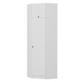 Dulap pentru haine, Minerva, Kale White, 74x235x52 cm, PAL, Alb