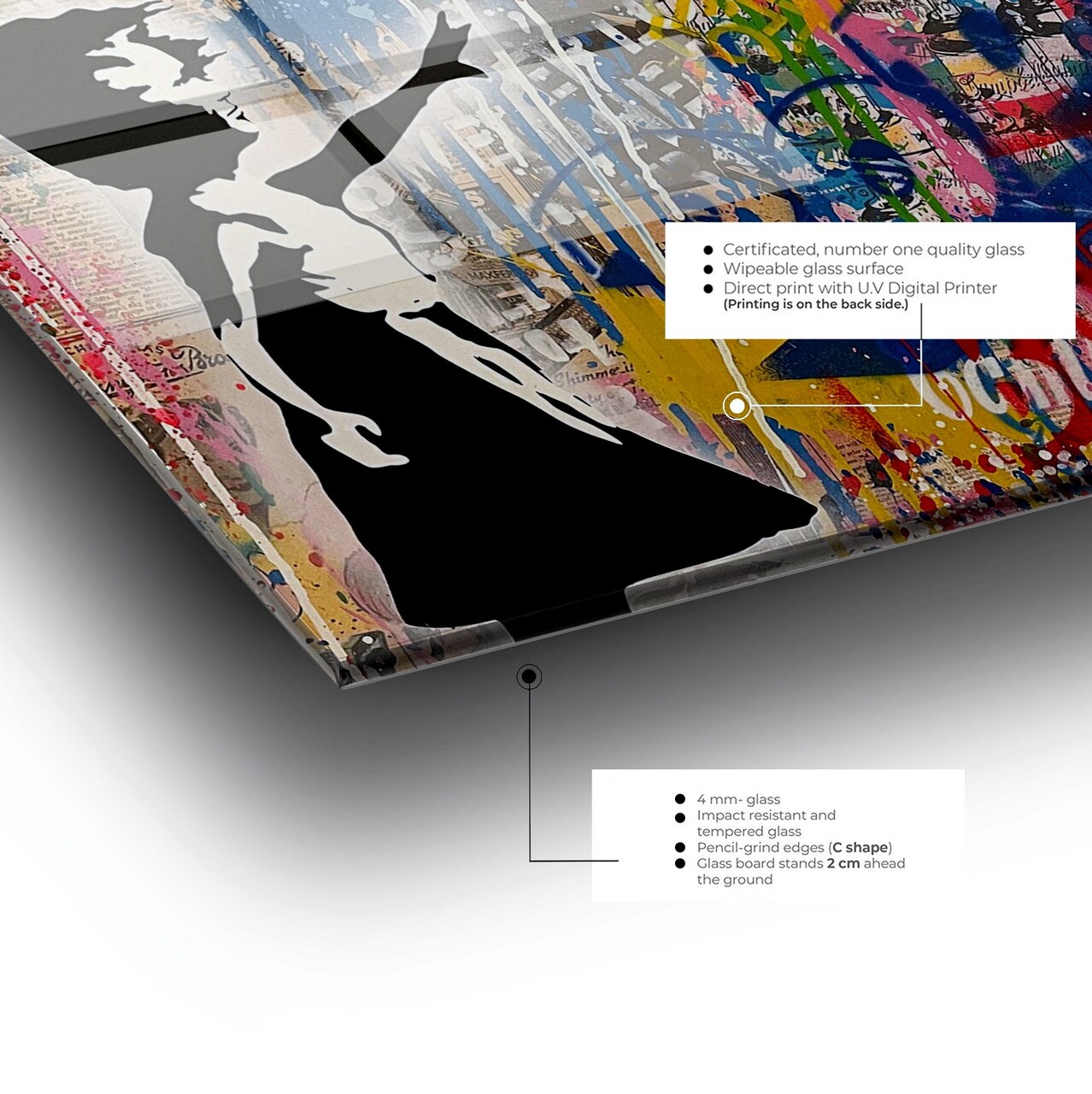 Tablou decorativ, CAM4124_7070, Dimensiune: 70 x 70 cm, Multicolor - view 7