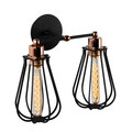 Aplica de perete, Alby, 525NOR3178, Metal, Negru/Bronz