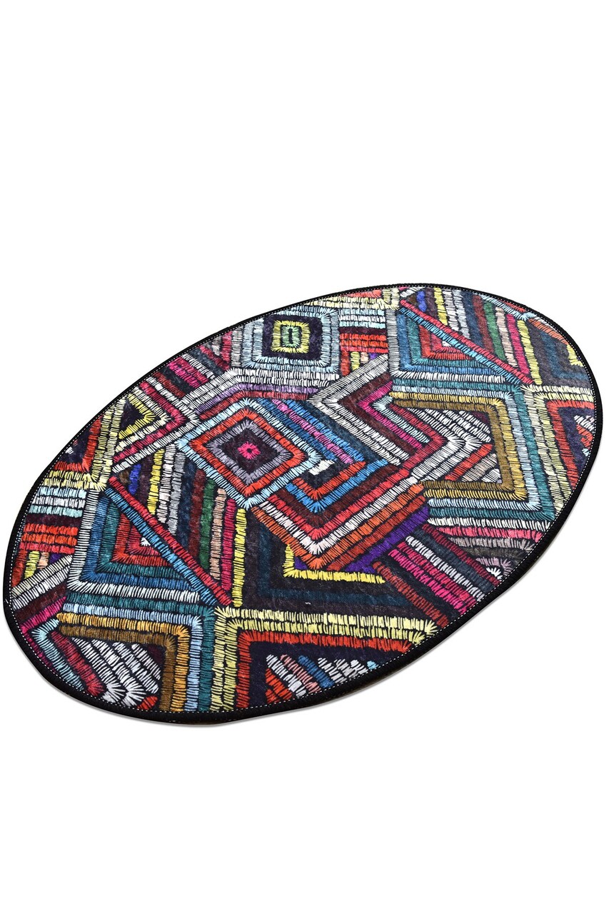 Covor, Maglie Oval DJT, 60x90 cm, Multicolor - view 2