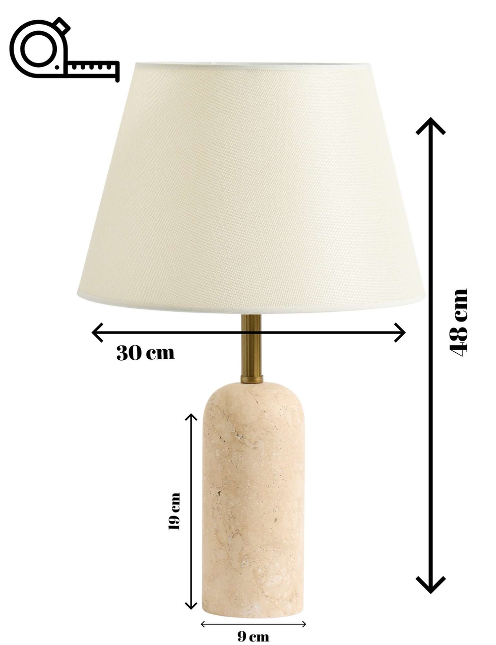 Lampa de masa, Opviq, 377KLT1103, Crem / Bej - view 8