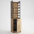 Biblioteca, Tera Home, Lost 804TRH3603, 45 x 166.7 x 35 cm, pal melaminat, nuc