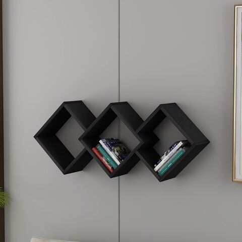 Raft de perete, Inarch, Glaxy, Negru