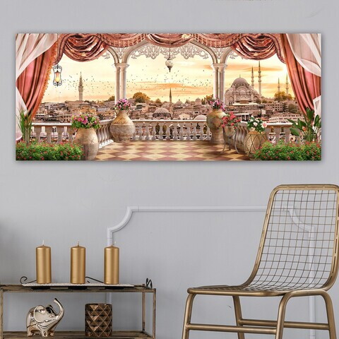Tablou decorativ, YTY554296519_50120, Canvas, Rama din lemn (grosime 3 cm), Multicolor