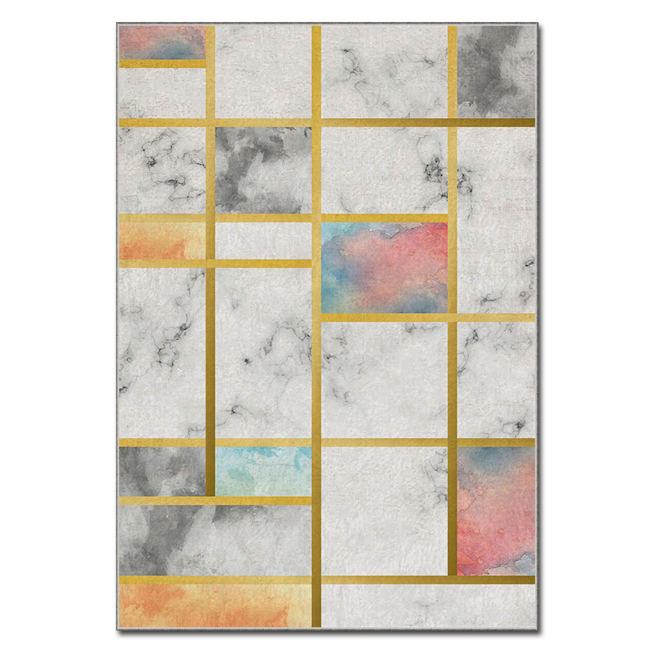 Covor, ASR CRPT-86 , 140x220 cm, Poliester, Multicolor