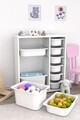 Dulap multifunctional, Estella, Zen 2D2K6U, Alb