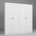 Dulap pentru haine, Miwood, Lucas 1600-86, Alb