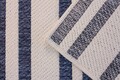 Covor cu doua fete Rubina, Decorino, 80x140 cm, polipropilena, crem/albastru