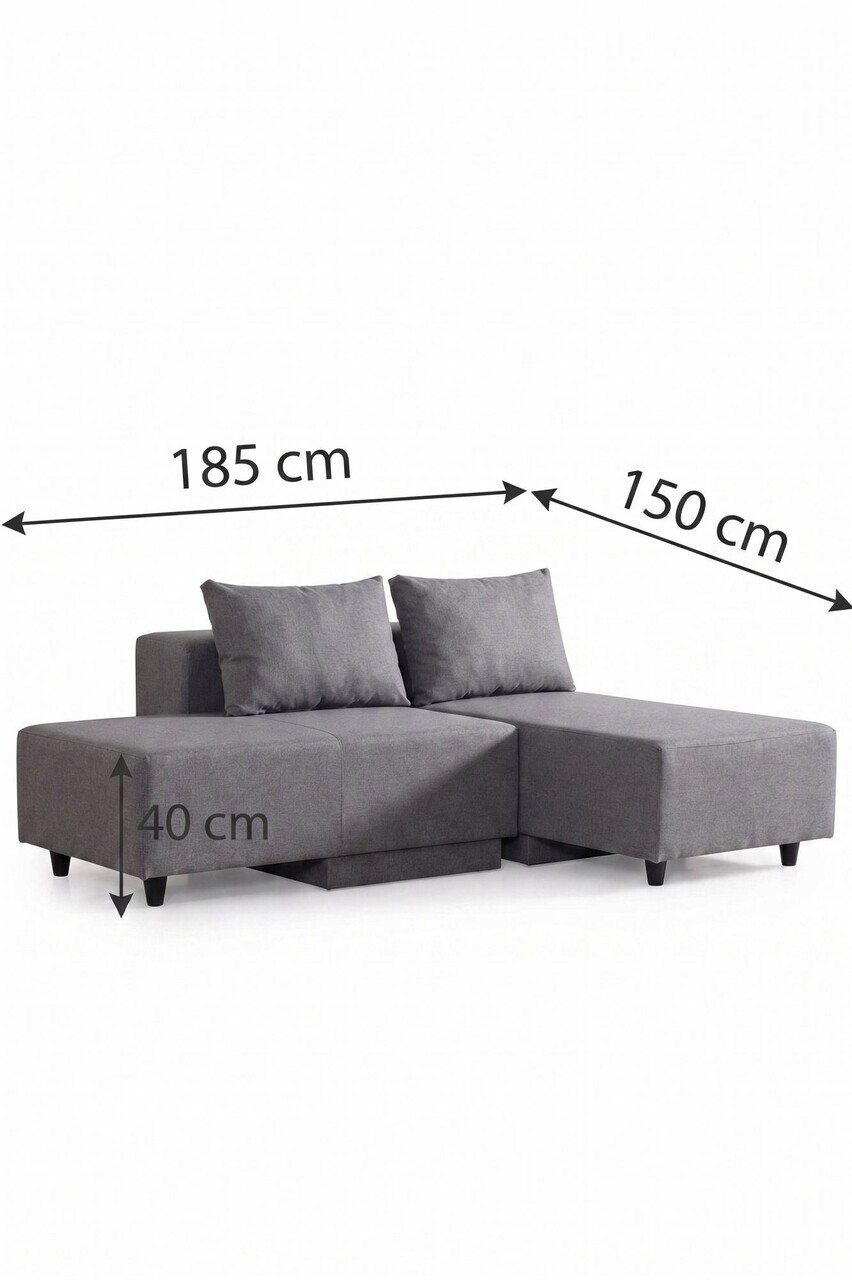 Coltar, Atelier del Sofa, 218NVD1113, Metal, Gri — imaginea 10
