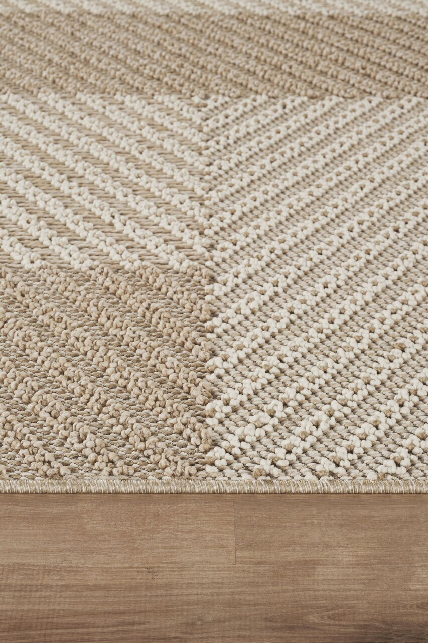 Covor, Beverly 2211, 60x100 cm, Polipropilena, Alb / Galben — imaginea 3
