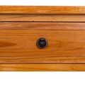 Consola Creaciones Meng, 95x78x41 cm, lemn de pin, maro