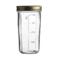 Borcan cu capac, Kilner, Mateo, 0.5 L, 16.5 x 8 cm, sticla, transparent