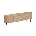 Comoda TV, Nordure, Gentle, 180x47x40 cm, Maro