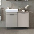 Dulap de baie cu chiuvetă, Hanah Home, Dubai Sepetli, 92.2x69.5x38.6 cm, PAL, Gresie