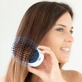 Perie de par ionica cu masaj InnovaGoods Brush, cu baterii, 12 x 5 cm