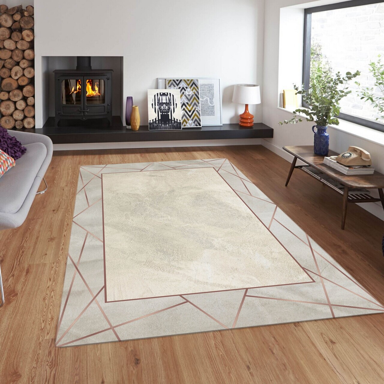 Covor Cg44 120x180 cm Poliester Multicolor