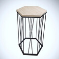 Masuta, Comforty, Cetrus, 40x62x35 cm, Stejar / Negru