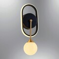 Aplica de perete, Lightric, 414LRC1140, Negru