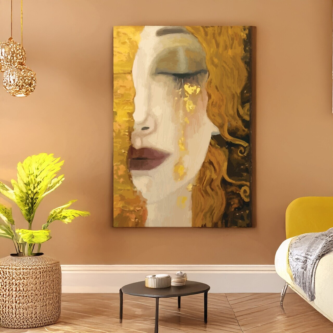 Tablou decorativ, NEW-ZAT-ZN004, Dimensiune: 60 x 90 cm, Multicolor