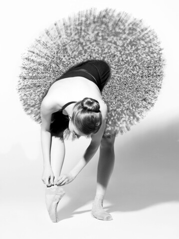 Tablou canvas, Styler, Balerina, 60 x 80 cm, canvas/lemn, multicolor
