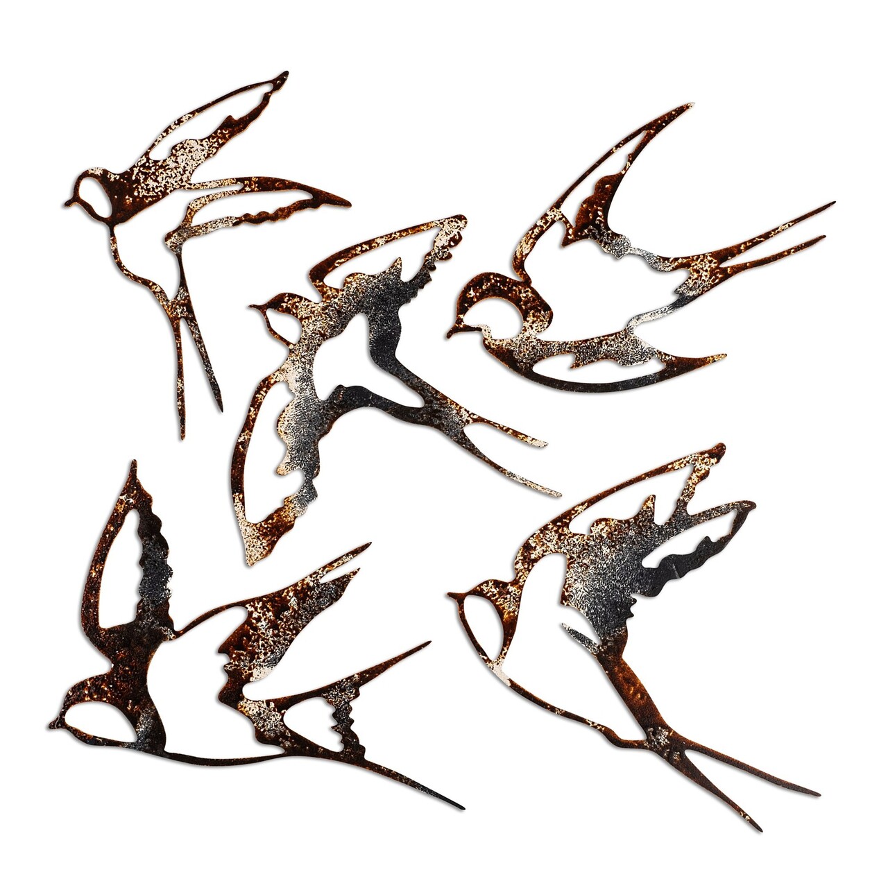 Decoratiune de perete, Birds-2, Dimensiune 1: 19 x 14 cm, Multicolor - view 7