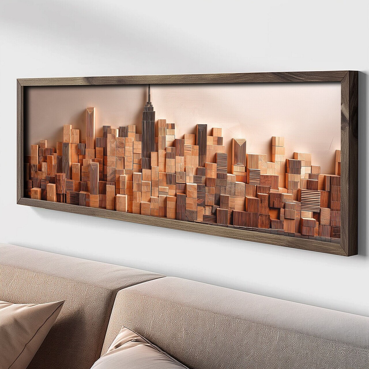 Tablou decorativ LAC117-120 MDF Lemn masiv Multicolor