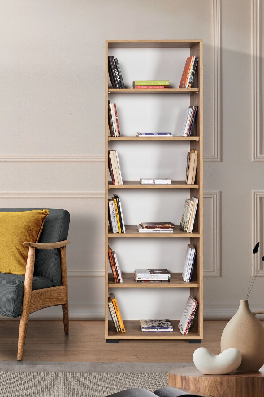 Corp biblioteca Hanah Home Evm 8125 60x187x30 cm PAL Maro