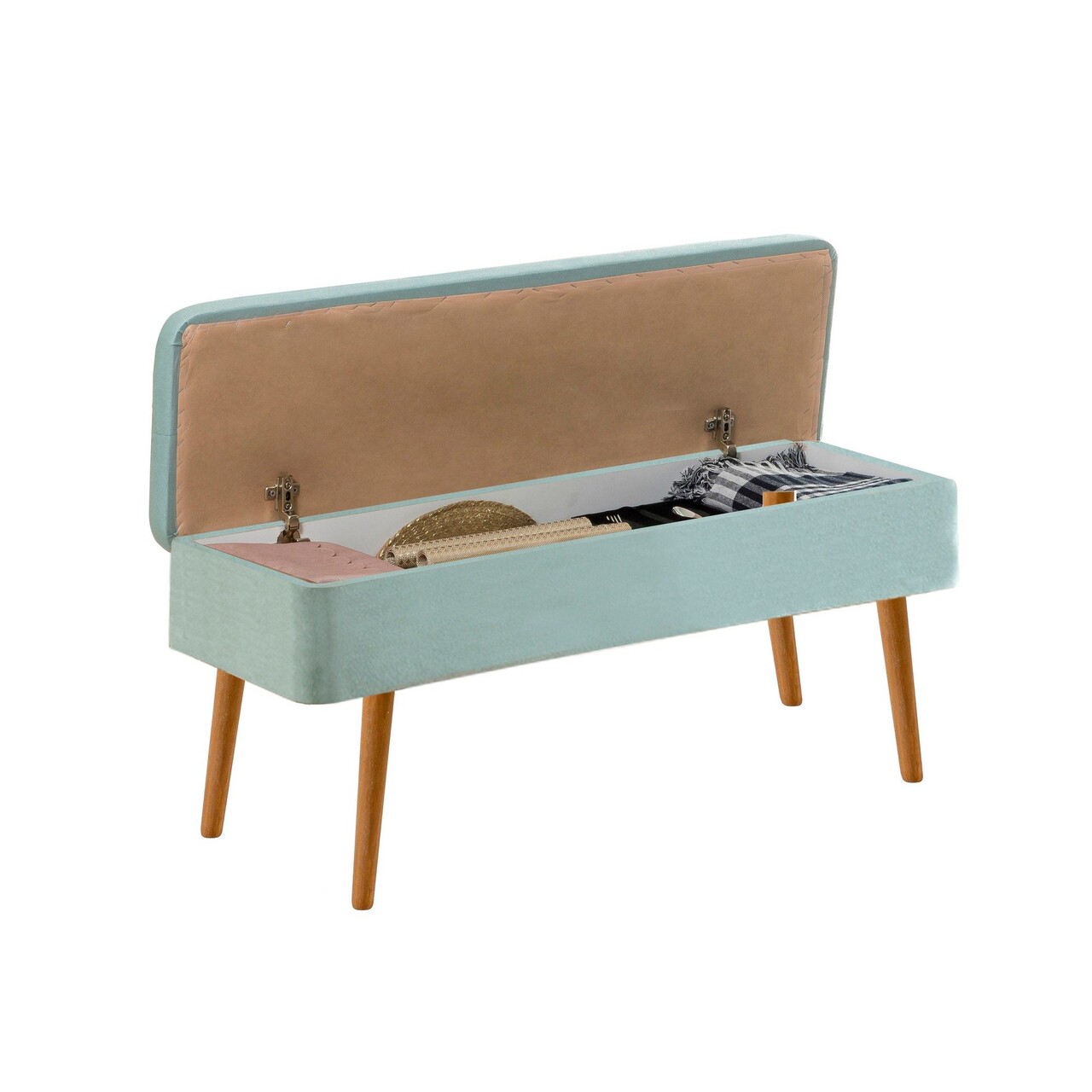 Set masa extensibila si scaune, Hanah Home, Vina 0701, Pin Atlantic / Verde Fistic - imagine 9
