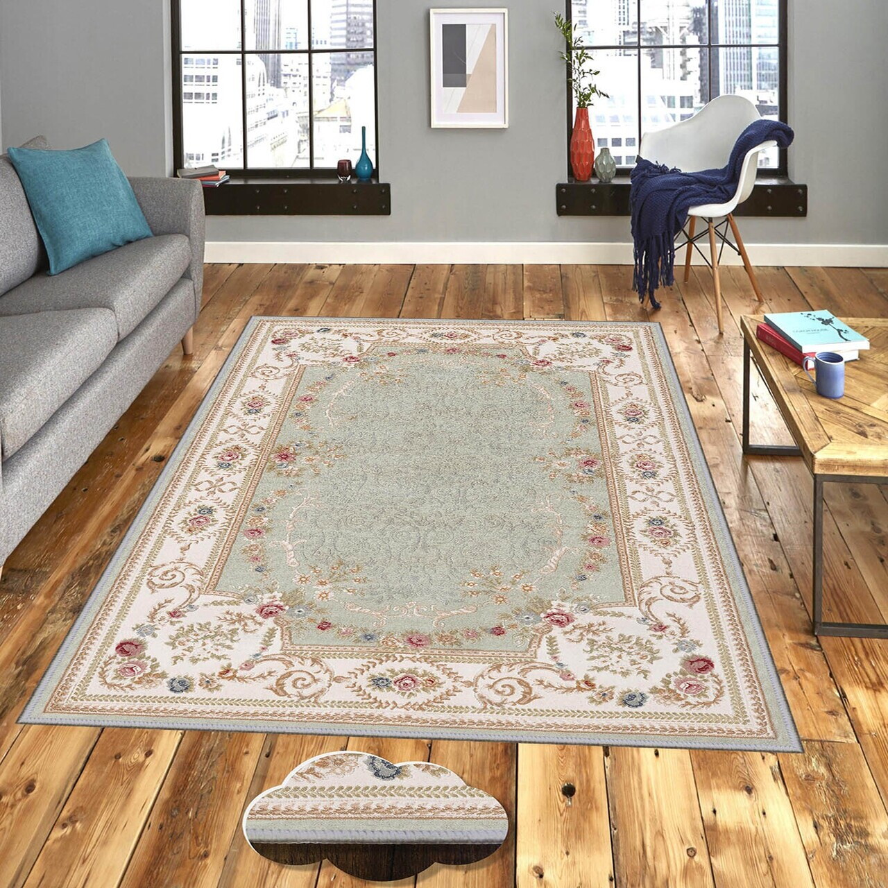 Covor Eexfab465 180x280 cm Poliester Multicolor