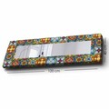 Oglinda decorativa, 40120NISMA-007, Dimensiune: 20 x 100 cm, Multicolor