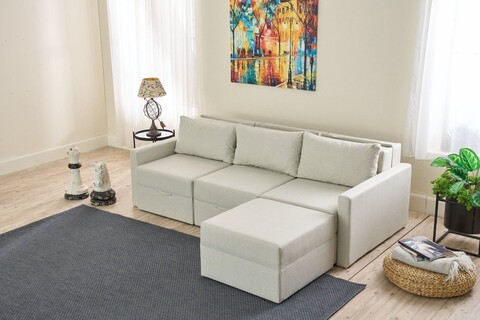 Coltar, Balcab Home, 825BLC5271, Cadru: 100% LEMN DE BRAD, Crem